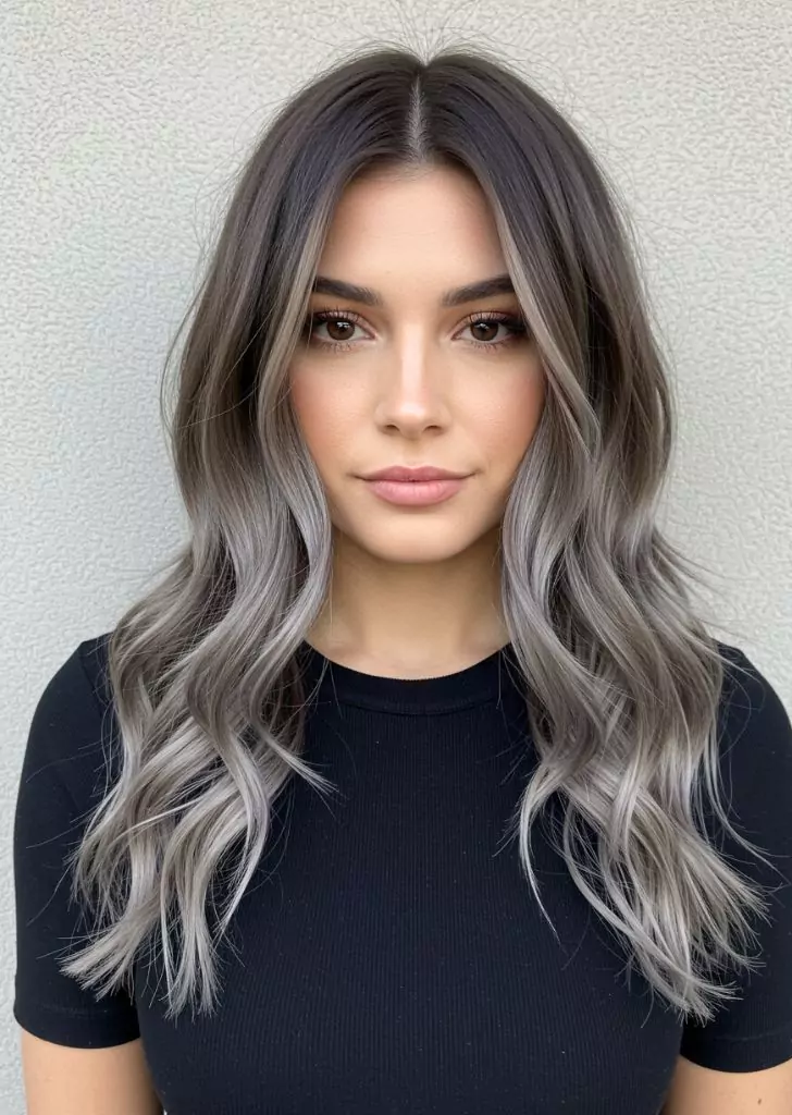 Ash-Brown Balayage