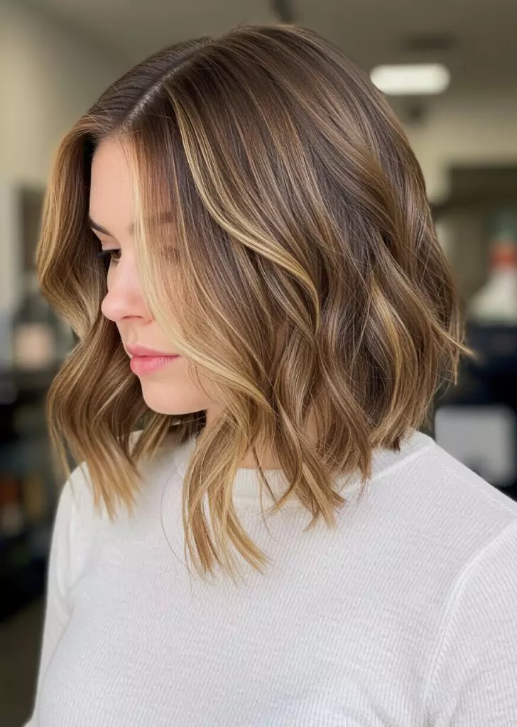 Face-Framing Honey Highlights