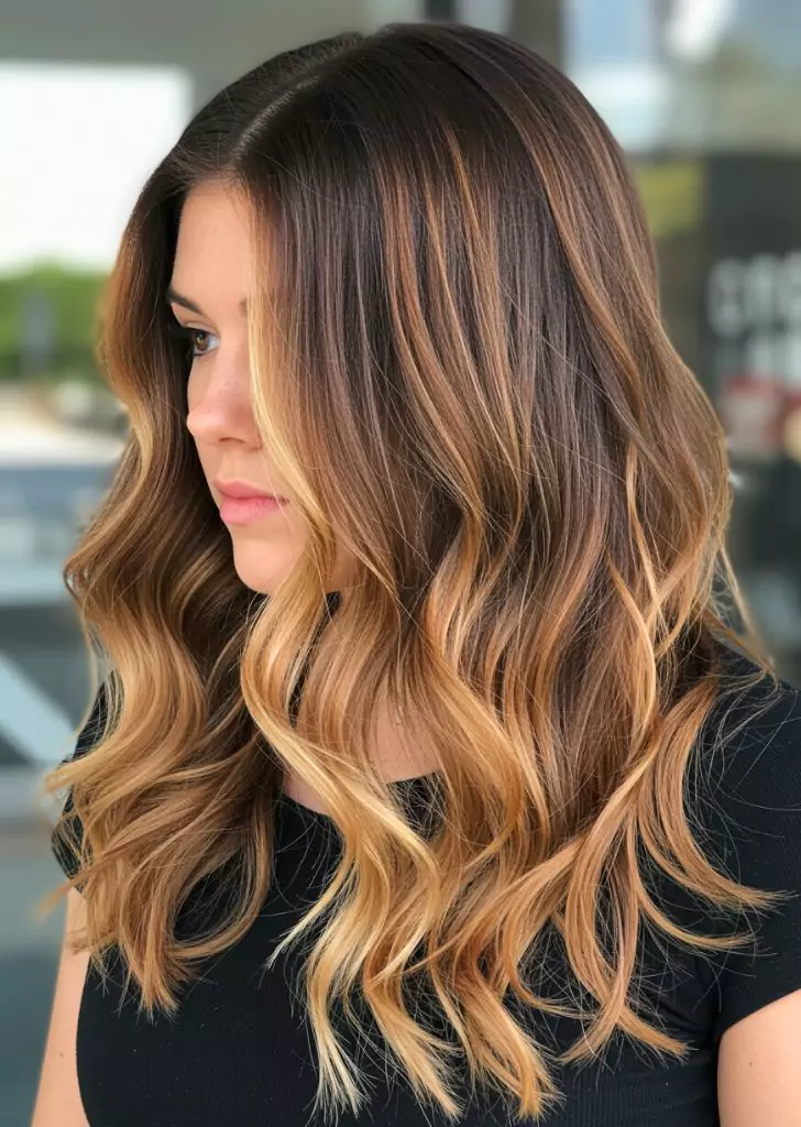 Soft Caramel Balayage