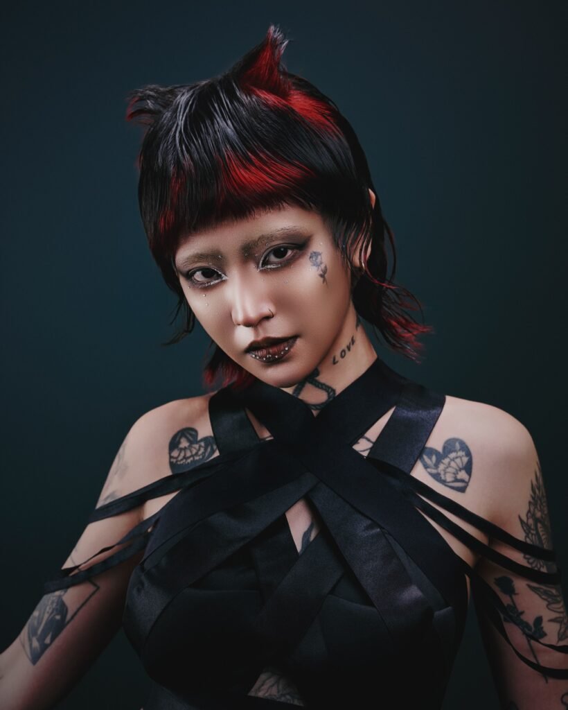 Gothic hair