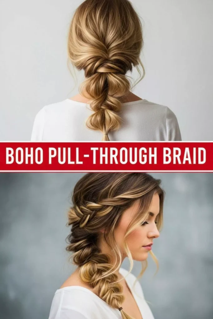 Boho Pull-Through Braid
