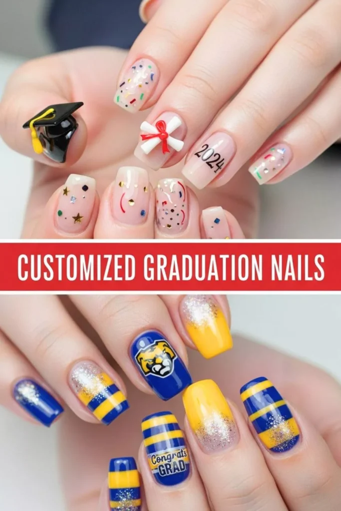 Customized Graduation Nails