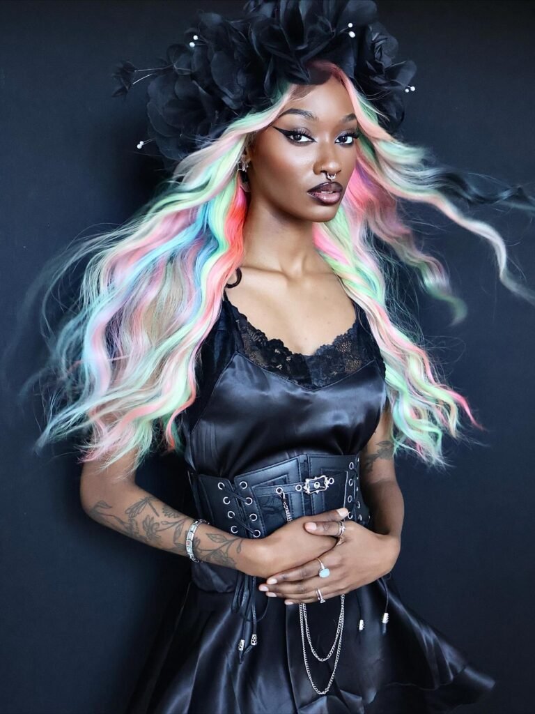 Galaxy Spark Hair gothic hair