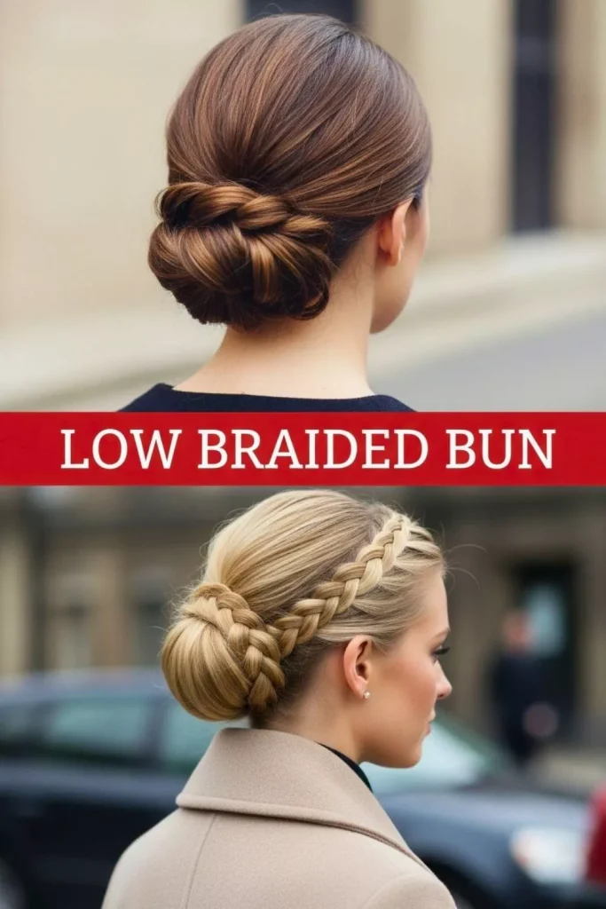 Low Braided Bun