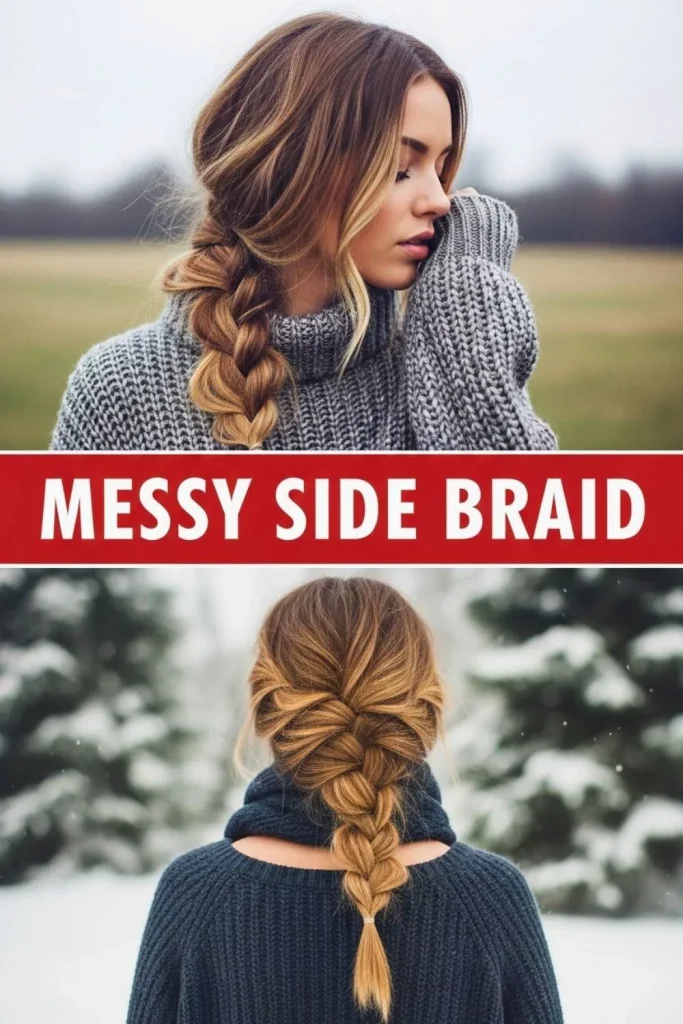 Messy Side Braid