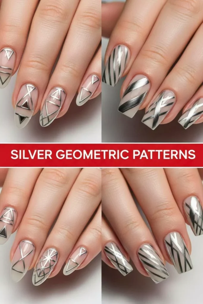 Silver Geometric Patterns