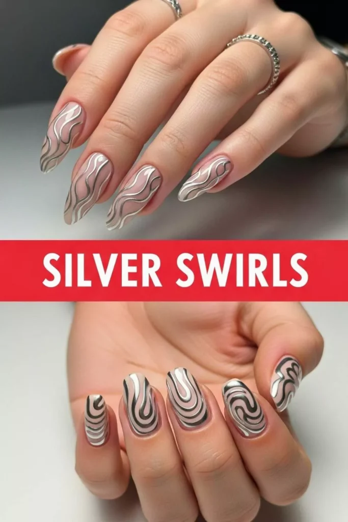 Silver Swirls
