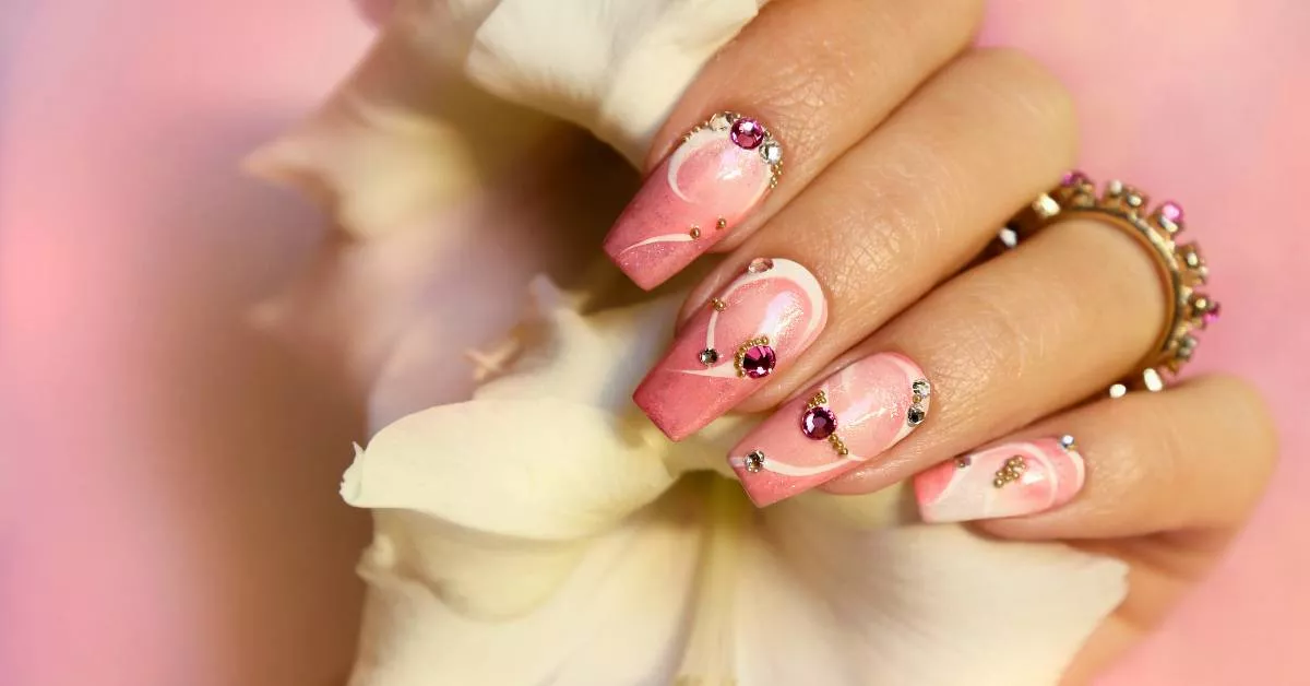 bridal shower nail Ideas