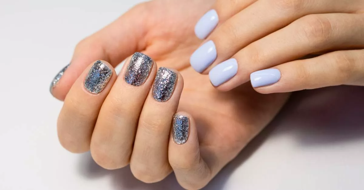 silver nail ideas