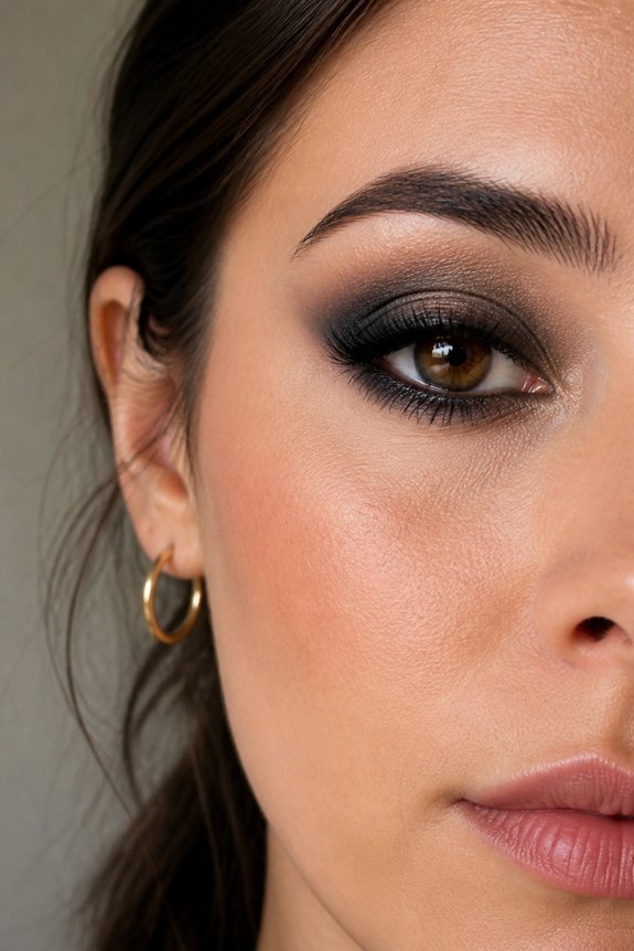 blended gradient eyeshadow technique