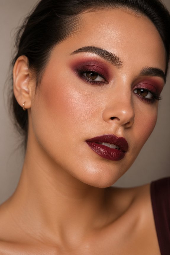 burgundy tones for sophistication