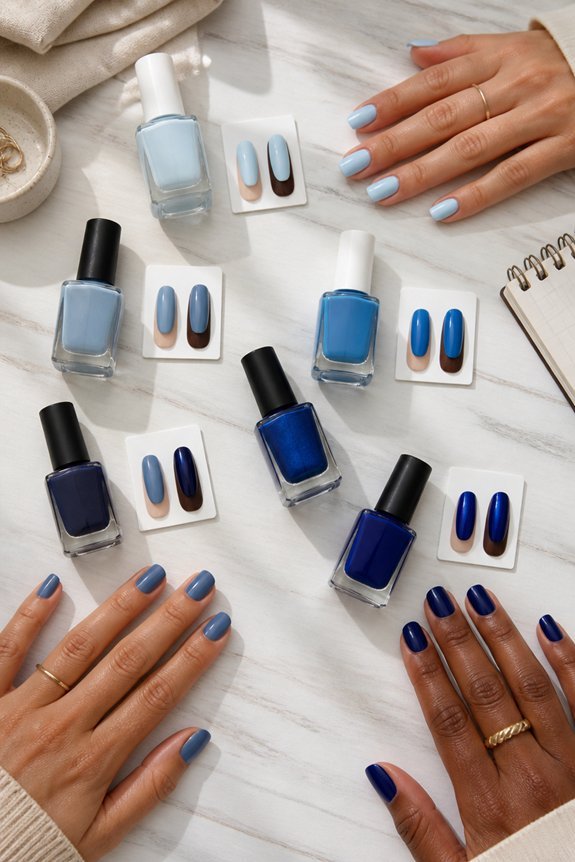 choosing blue hues wisely