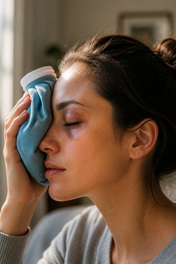 cold compress then heat