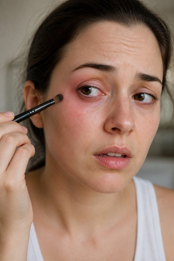 contaminated makeup causes infection
