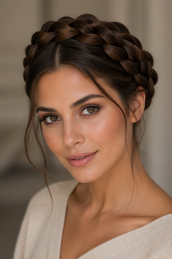 cozy vintage winter braid