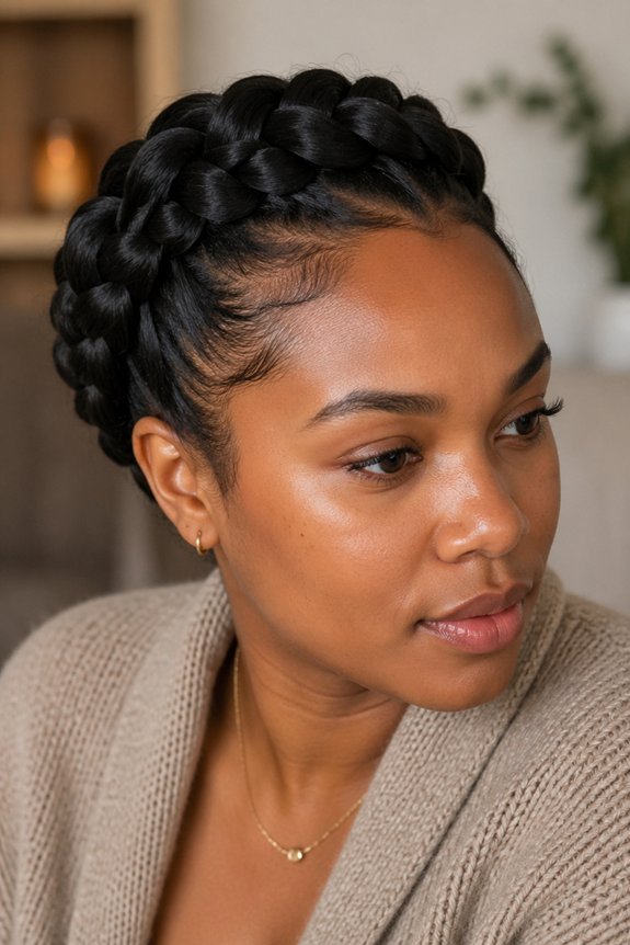 crown braid for winter protection