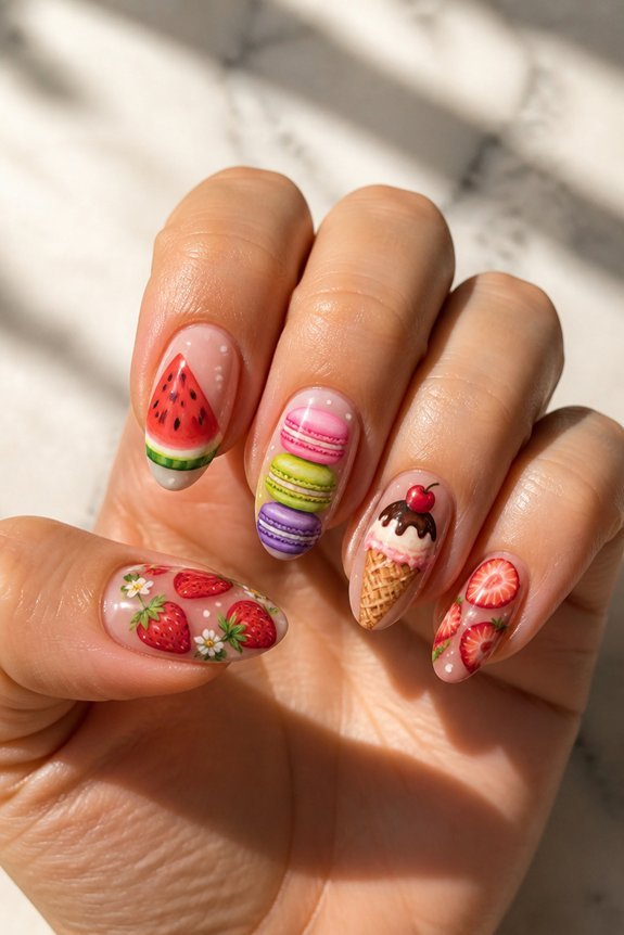 edible masterpiece nail designs