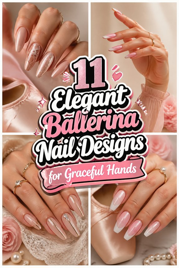 elegant ballerina nail designs