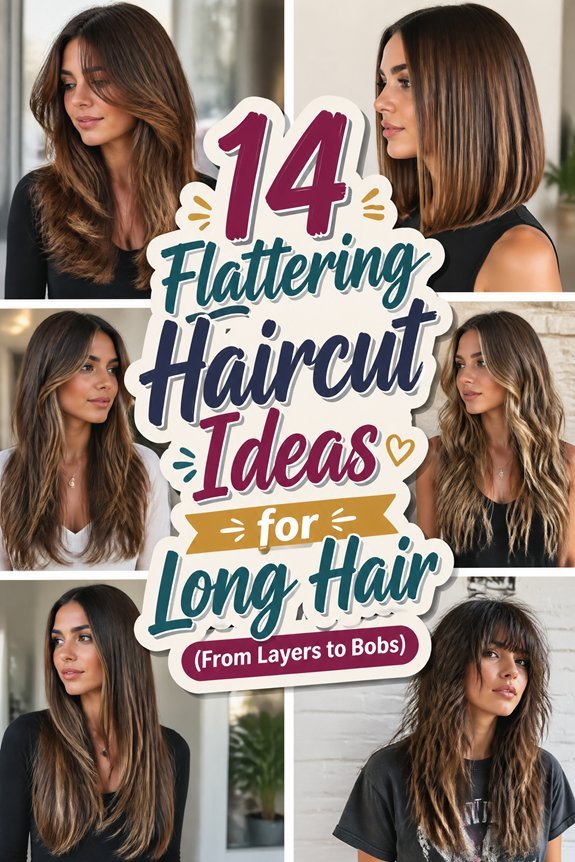 flattering haircuts for long hair