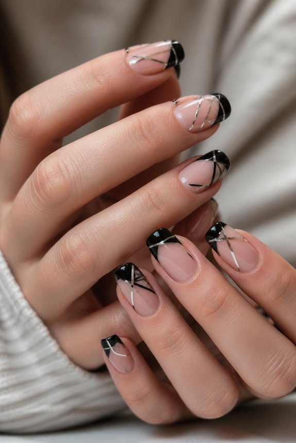 geometric nail art techniques