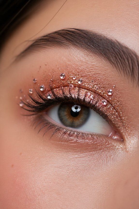 glittery eye makeup techniques