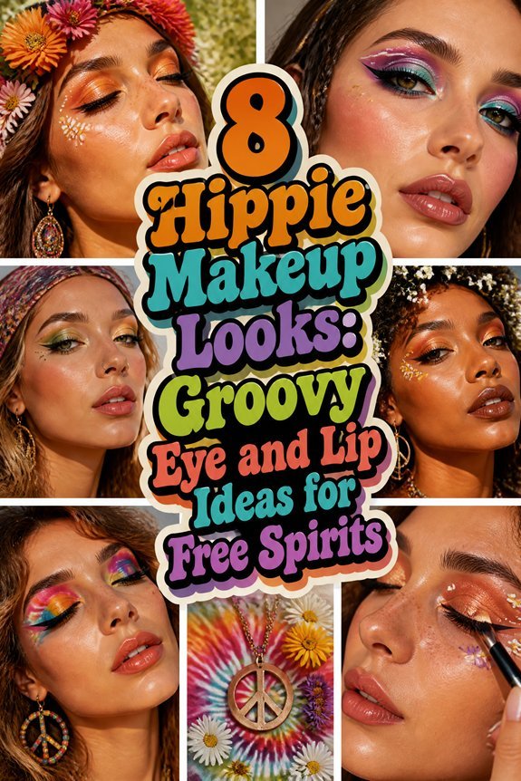 groovy hippie makeup inspiration