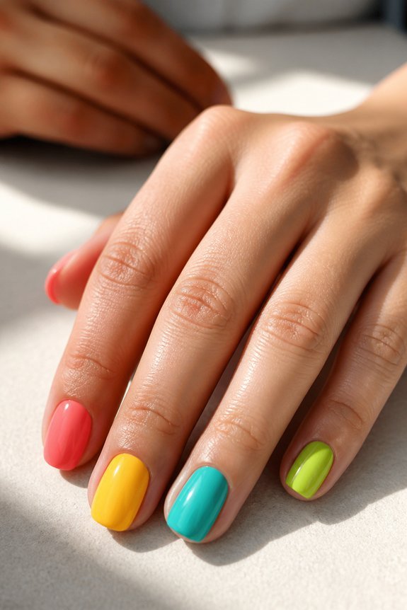 maintain vibrant summer nails