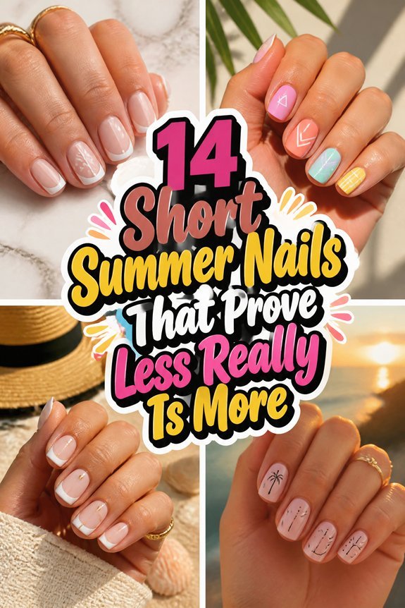 minimalist summer nail designs