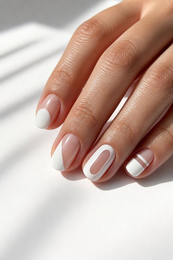 modern minimalist nail design