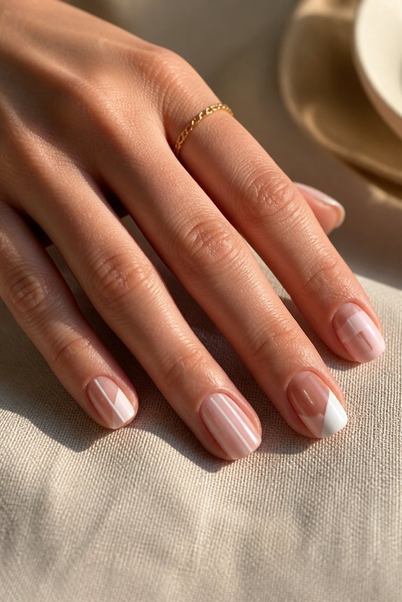 negative space nail elegance