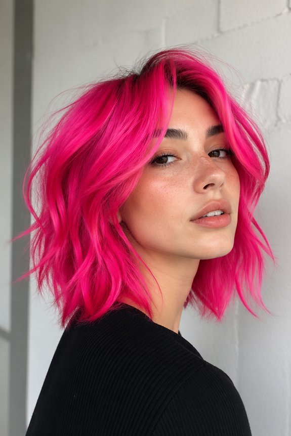neon pink hair care tips