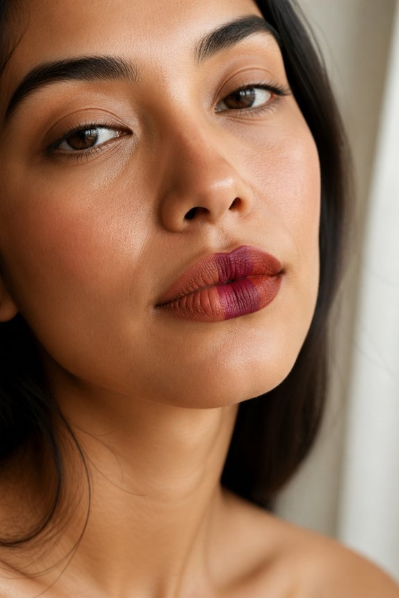 nude and berry lip trends