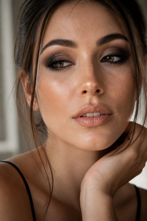 nude lipsticks for smokey eyes