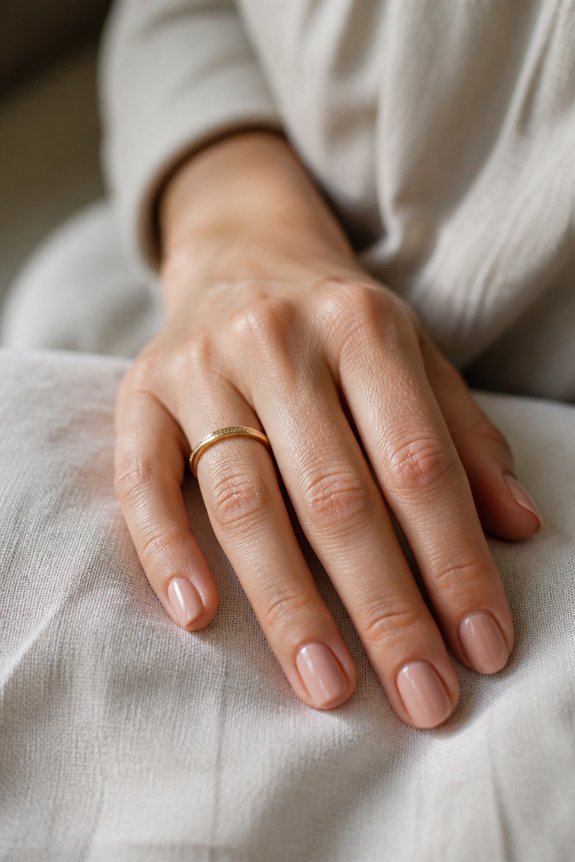 nude nails for elegant sophistication