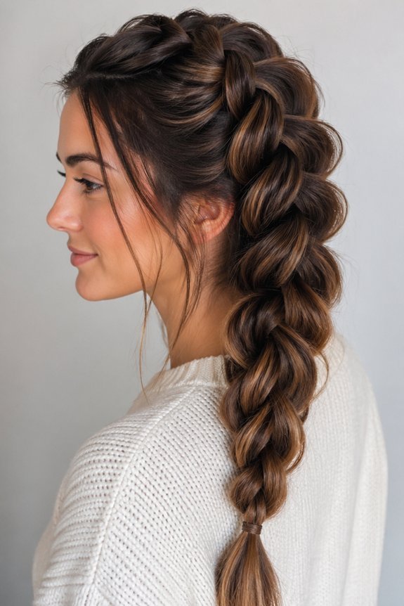 pancake braid for volume