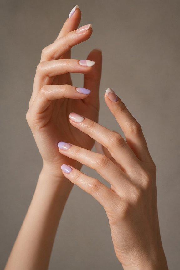 pastels with negative space
