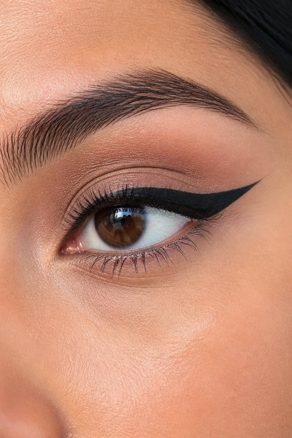perfect winged eyeliner technique