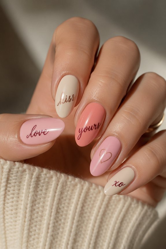 secret love nail art