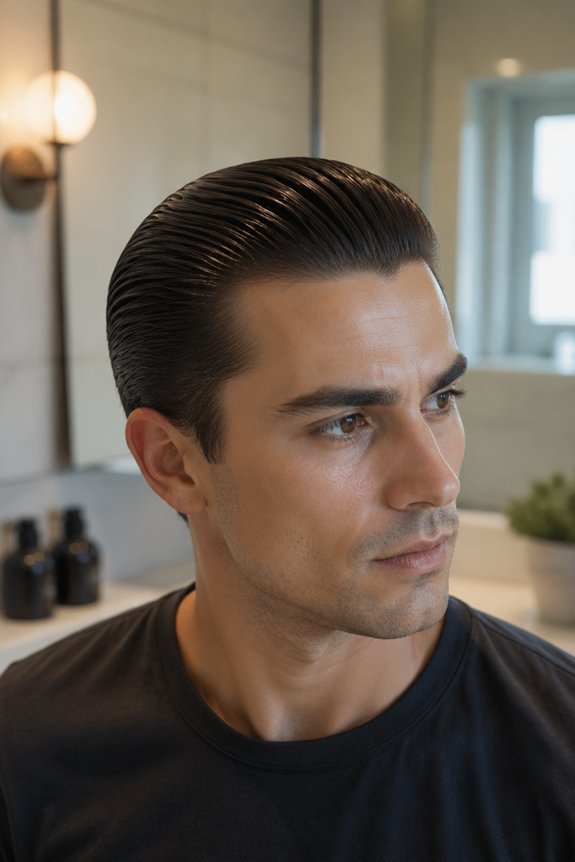 slicked back hair care tips