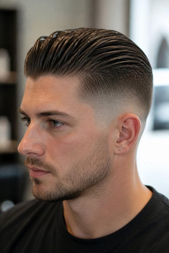 slicked back undercut hairstyle tips