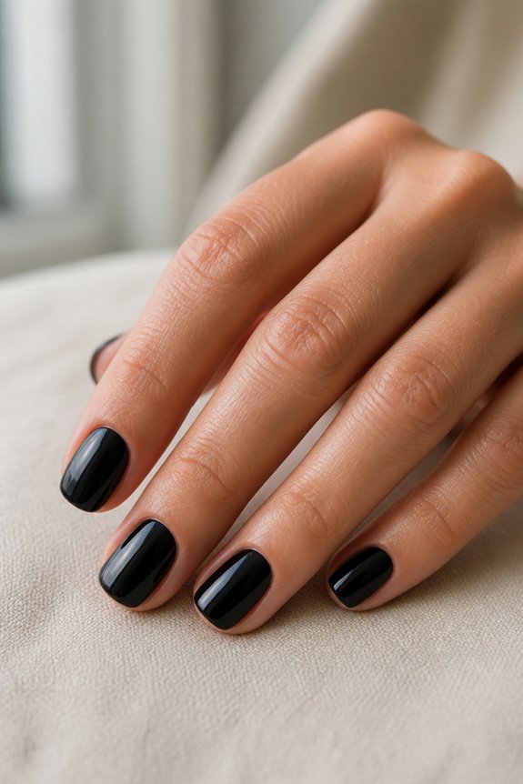 sophisticated monochromatic nail styles
