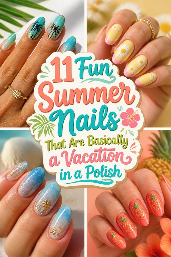 summer vacation nail designs