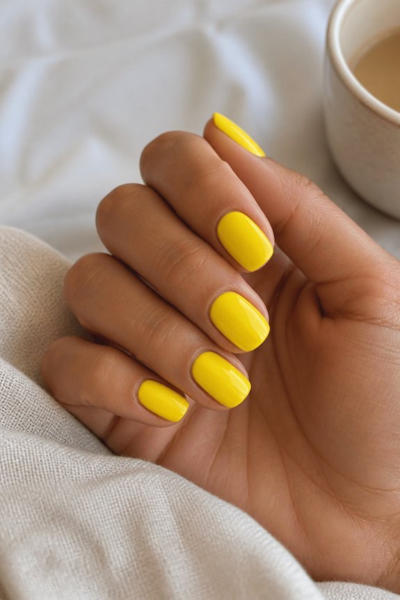 sunny nails confident vibes