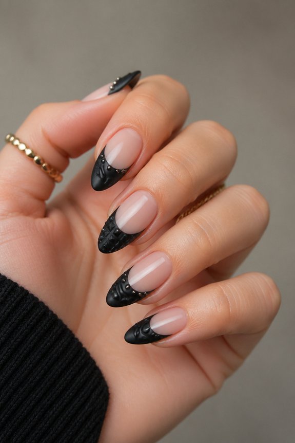 textured finishes enhance nails