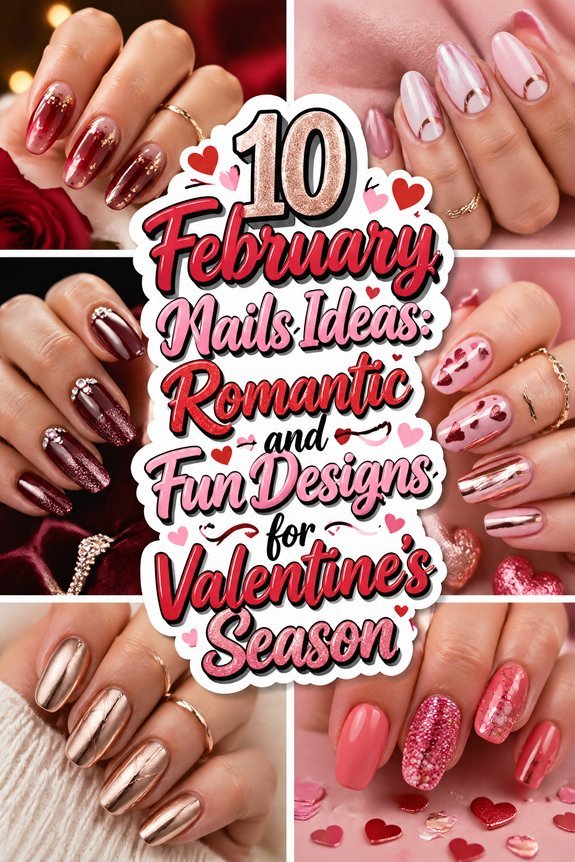 valentine s day nail designs
