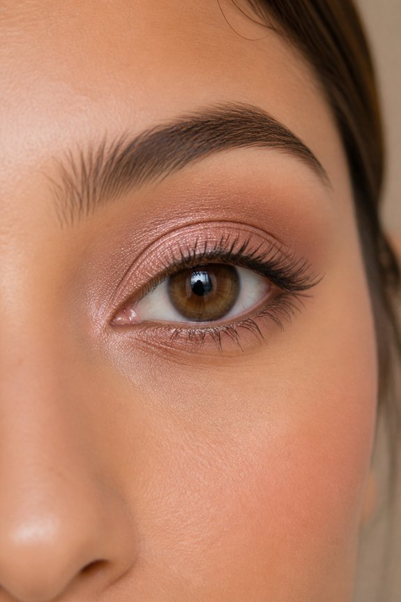 versatile rose gold makeup