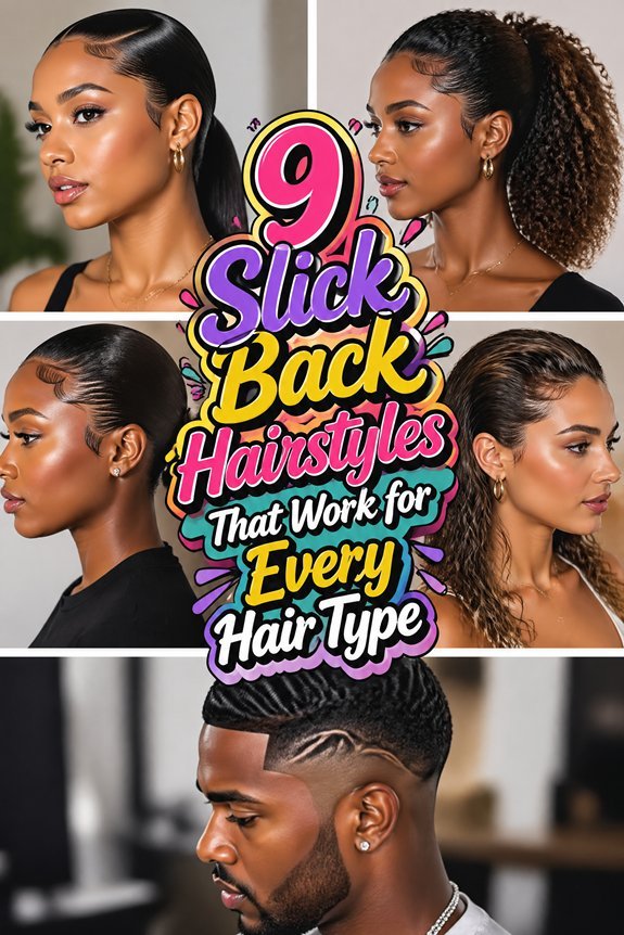 versatile slick back styles