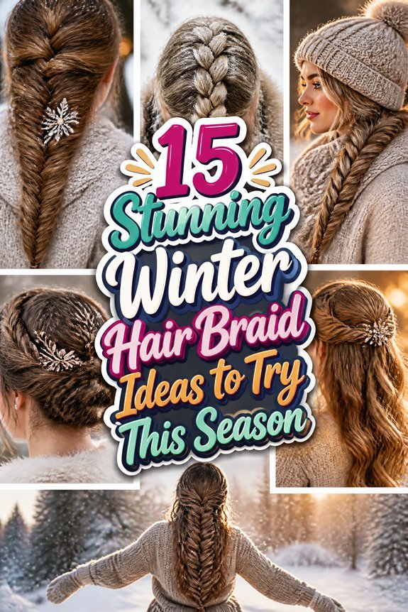 winter hair braid ideas