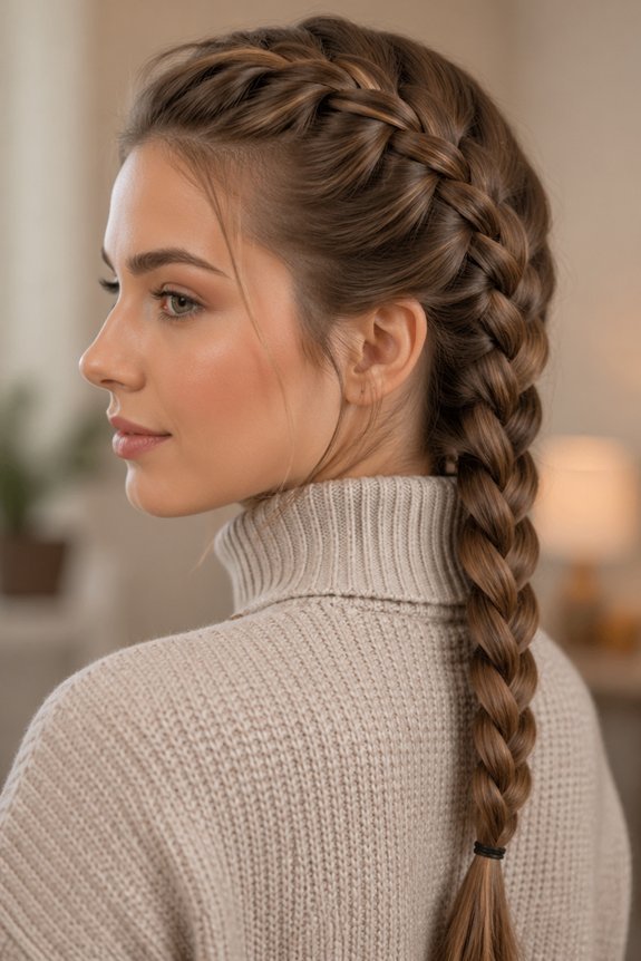 winter ready dutch braid style
