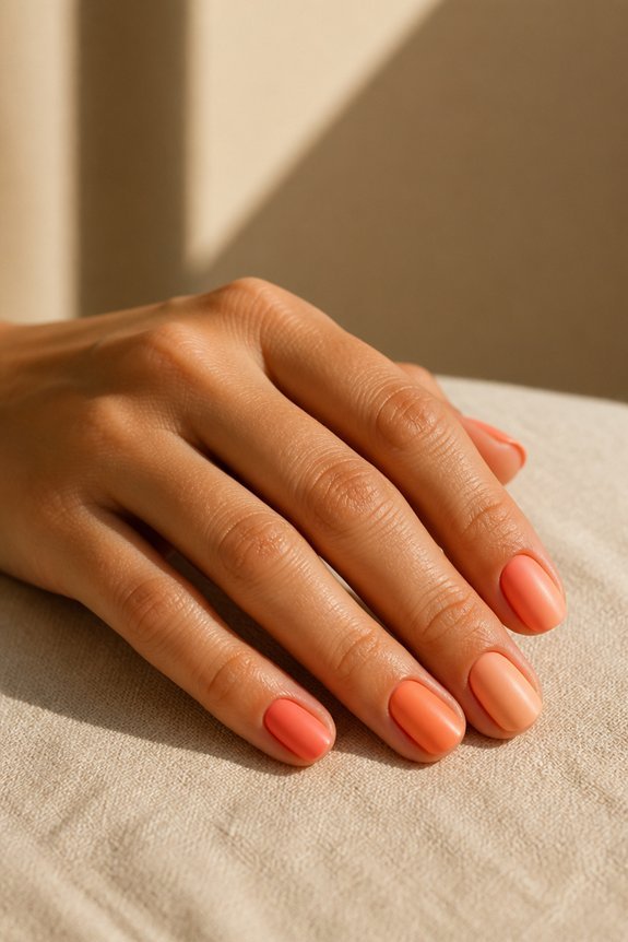 year round warm coral hues